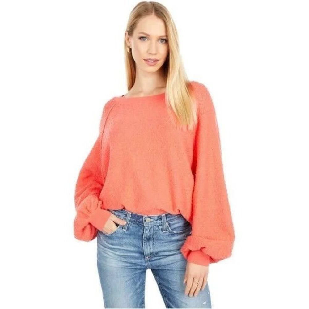 Pre-Loved | Free People Cactus Bloom Sweater | Pink | Sz Small | EUC